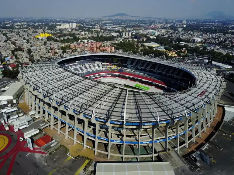 El estadio Azteca