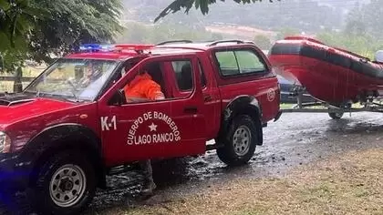 El accidente se produjo en Lago Ranco, en el sur de Chile